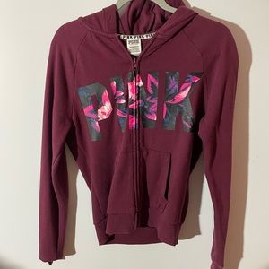 NWOT PINK Zip up Hoodie